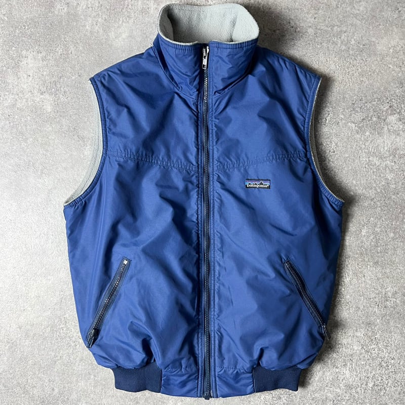 80s patagonia パタゴニア シェルドシンチラベスト ネイビー M