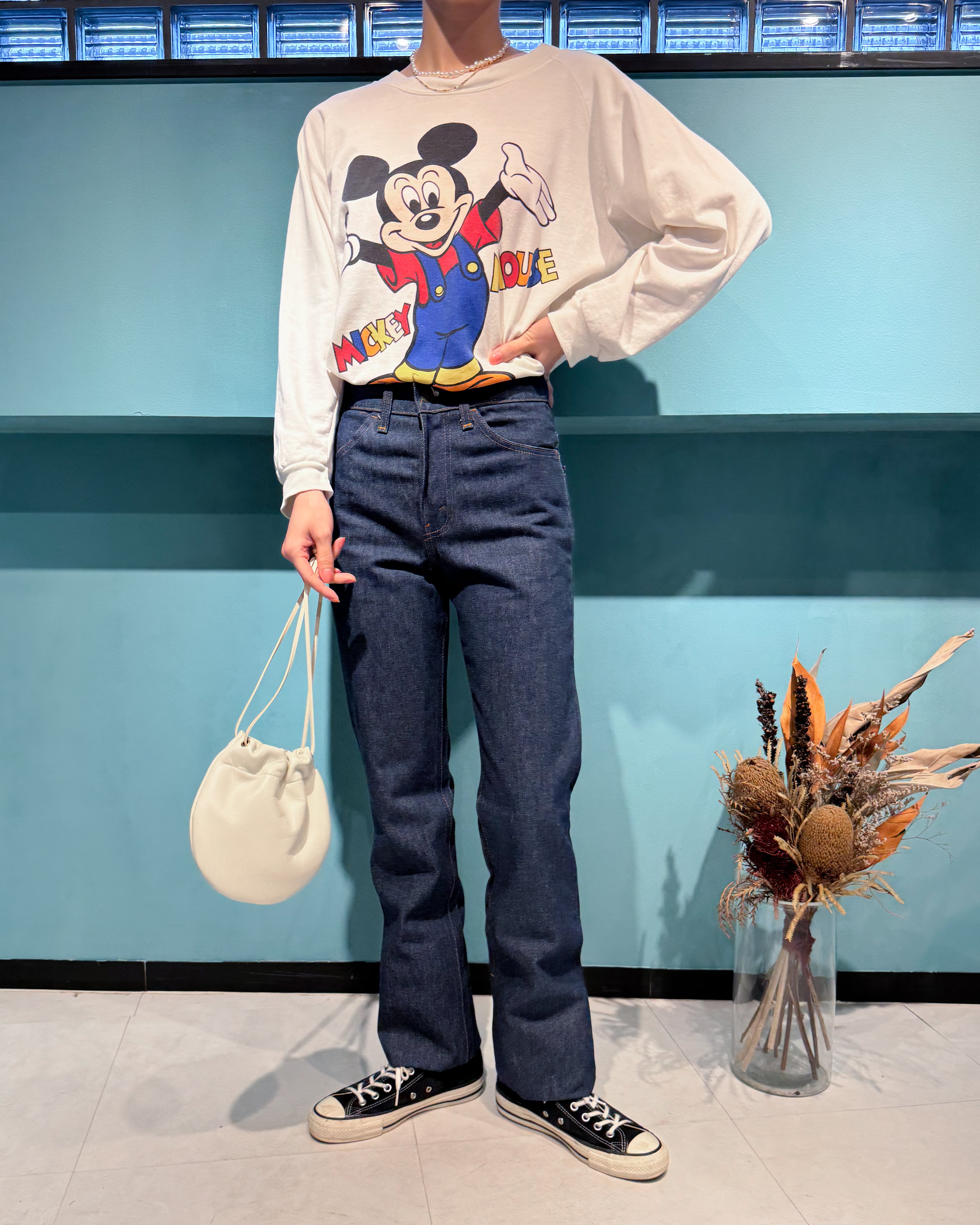 1970's Vintage Levi's / 519 SLIM STRAIGHT DENIM【 W27