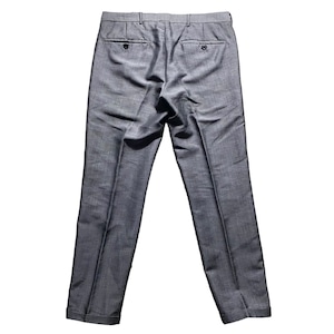 PRADA shinny gray slim slacks