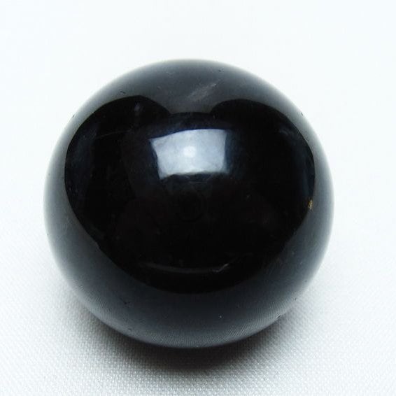 黒水晶 丸玉 35mm モリオン スフィア 置物 一点物 141-8207 | 天然石