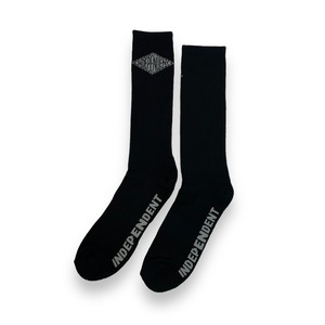Independent Diamond Groundwork Socks Black