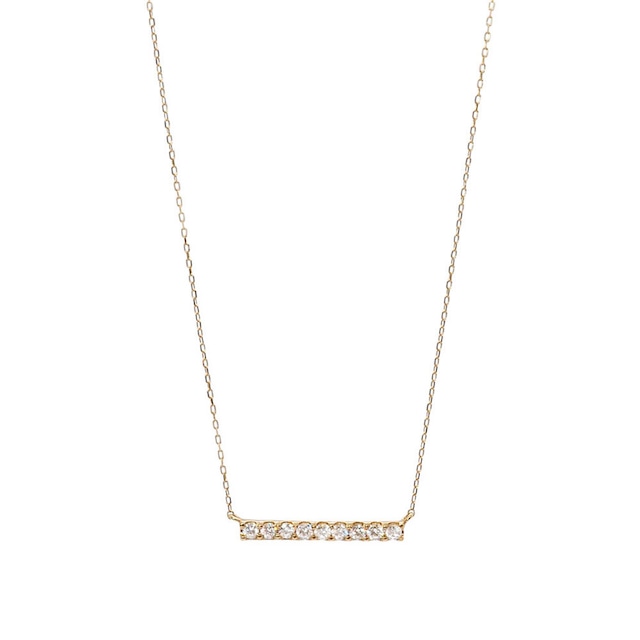 【select jewelry】K18YG diamond necklace