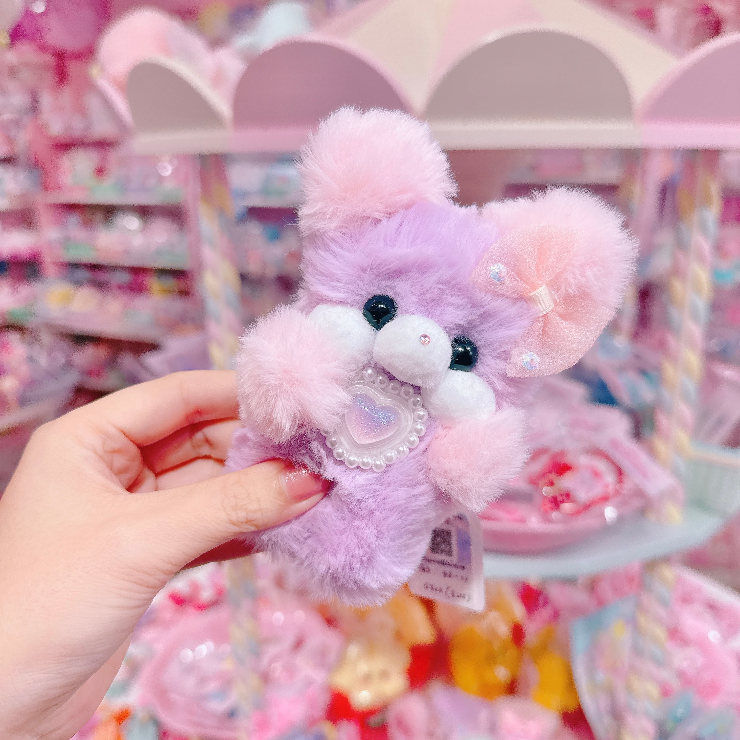 【G6】43-11暗闇で光るモグモグちゃんぬいぐるみキーホルダー