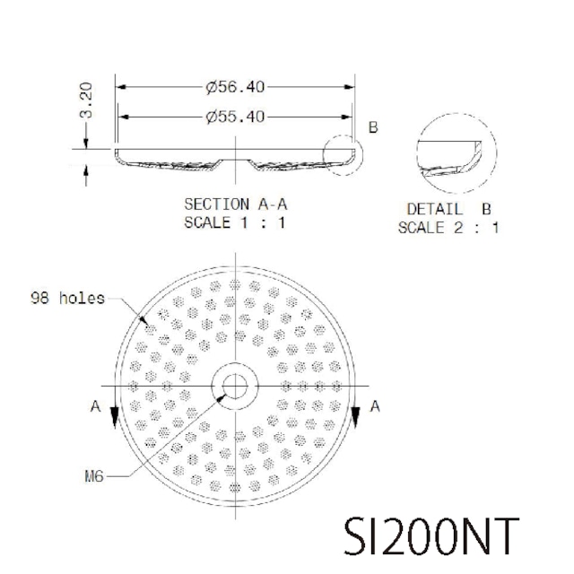 シャワースクリーン ● IMS ナノテクコート 200μm ナノテクコーティング Nano Quartz