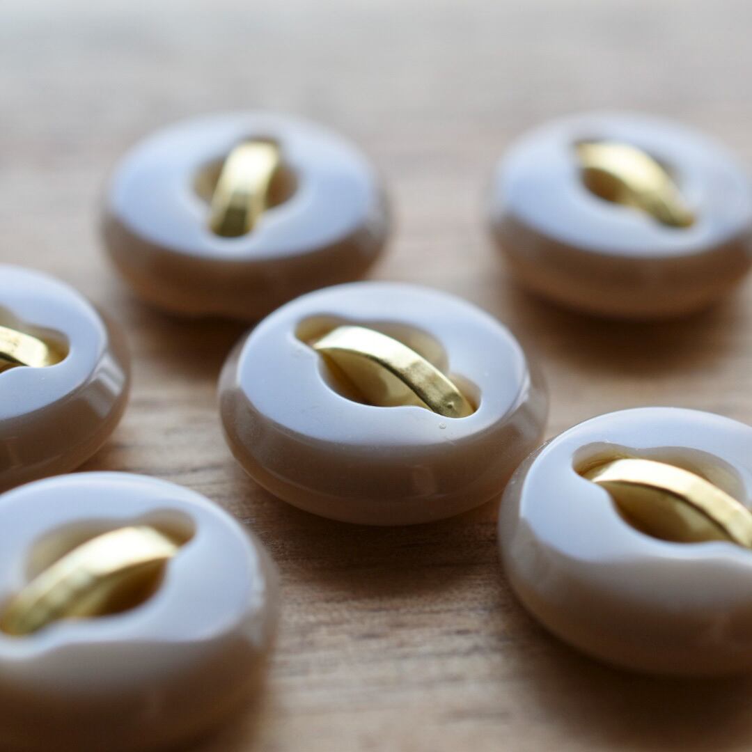 立体マットゴールド×ベージュマーブル 18㎜