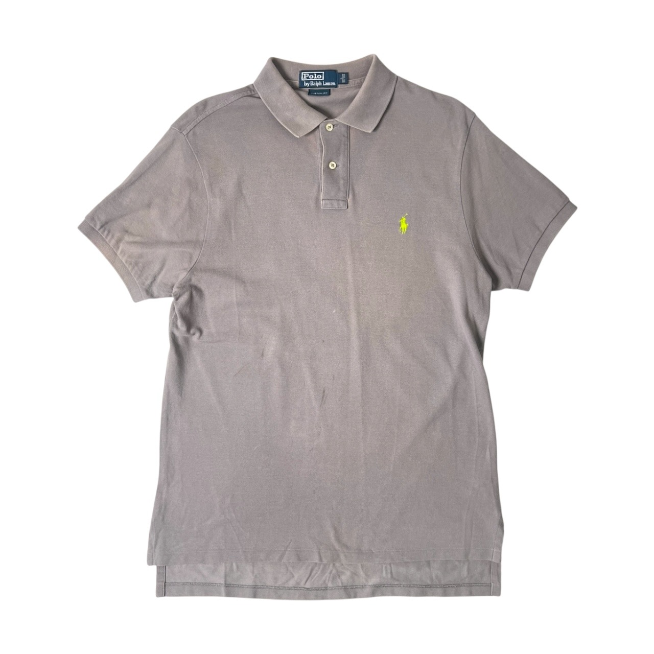 POLO by Ralph Lauren ポロラルフローレン 半袖ポロシャツ L/チャコールグレー 系/鹿の子