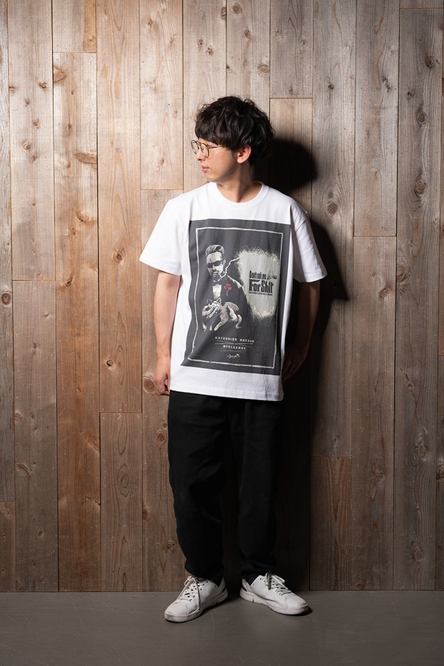 [White] Collaborative T-shirt by Katsuhiro Harada and jbstyle.