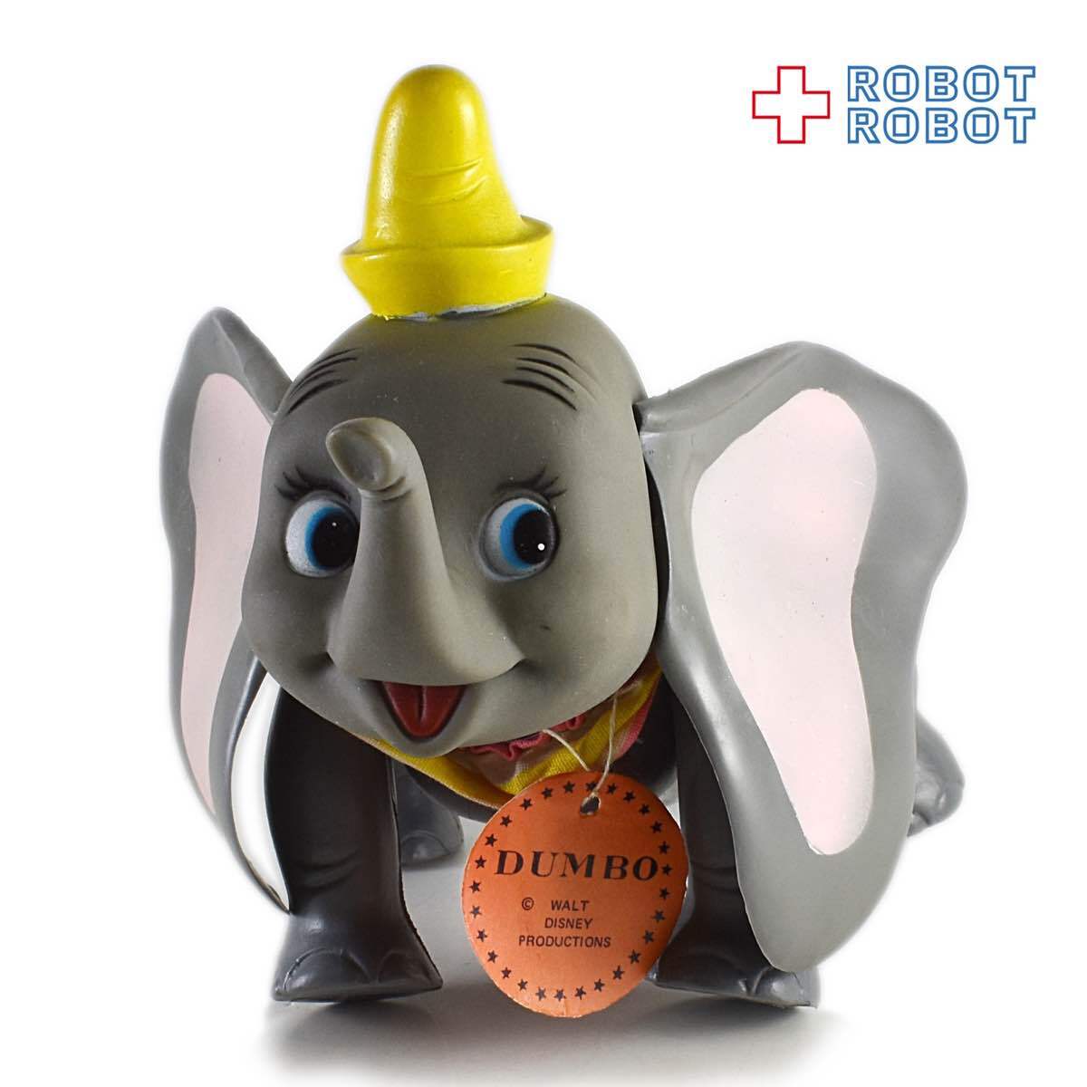 ヴィンテージ DAKIN ダンボ フィギュア ディズニー 袋付き DISNEY Dakin ディズニー ダンボ フィギュア 丸い紙タグ付 | ROBOTROBOT