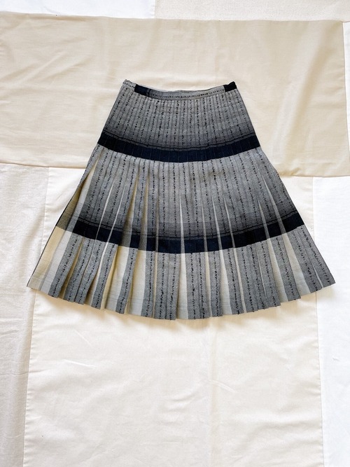 ～70年代 リバーシブルプリーツスカート