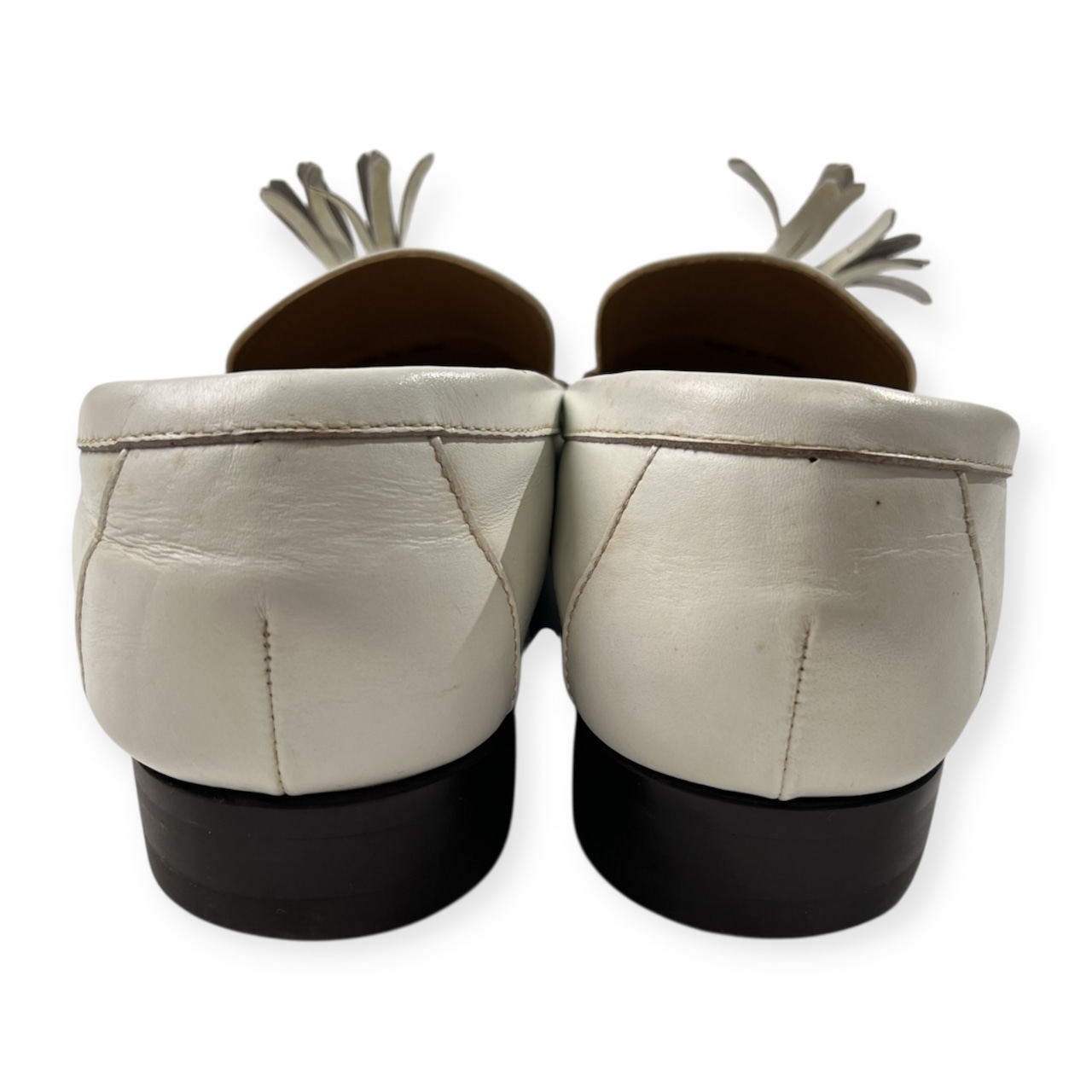 REGAL リーガル タッセル ローファー レザー シューズ サイズ 27 /ホワイト/革靴