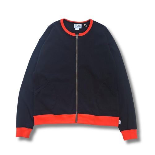 gym master - 10.4oz プレミアムヘビーウェイトジップカーデ (black/red)