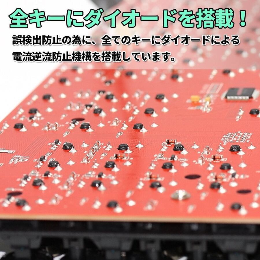 HKW タイプライター風メカニカルキーボード 青軸 104キー USB有線