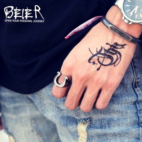 【送料無料】 メンズ リング 指輪 316L ステンレス シングル ノルディック アンティーク シルバー カップル 馬蹄 シェープ 10000642