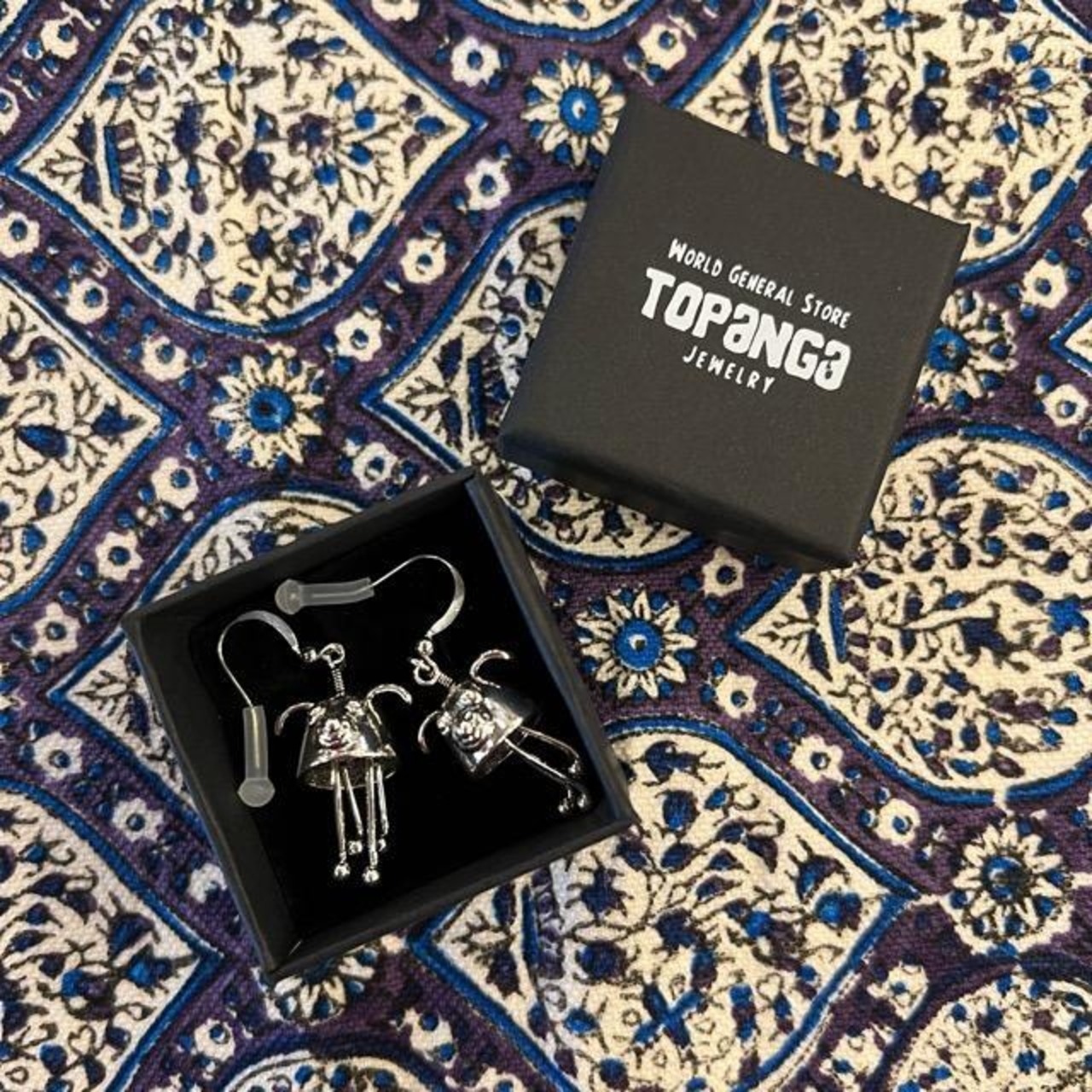 TOPANGA Jewelry　Little Dog Earring リトルドッグイヤリング　犬　ピアス　シルバー　メッキ　ギフト　プレゼント　ジュエリー　