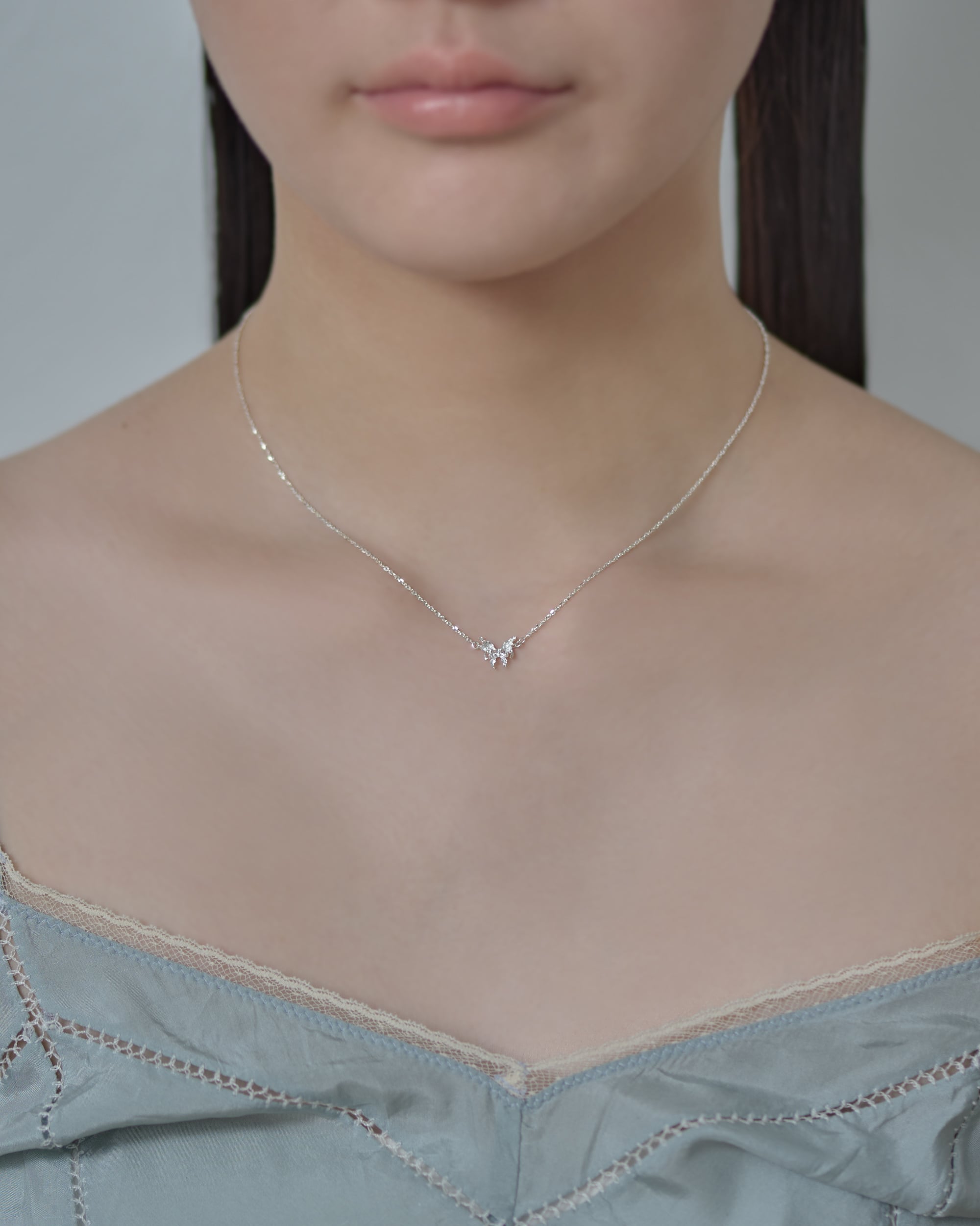 蝶々ネックレス SILVER925 #LJ22014N | LANIE