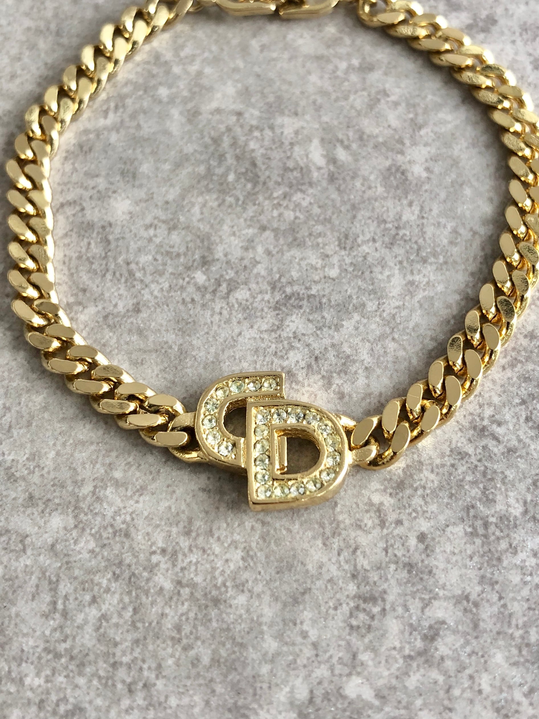 Christian Dior クリスチャン ディオール ブレスレット ゴールド CD