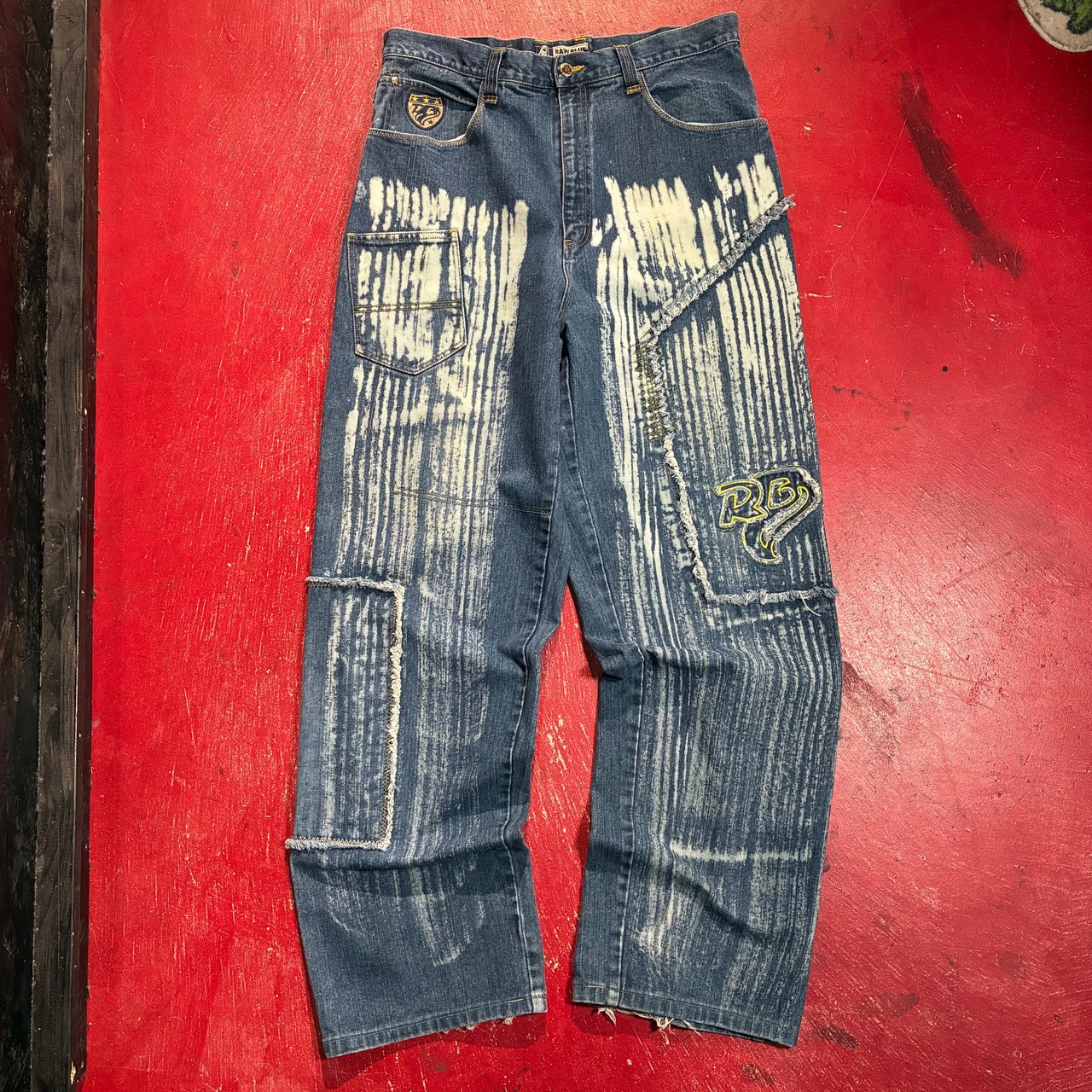 RAW BLUE Hip Hop デニムパンツ　バギーパンツ
