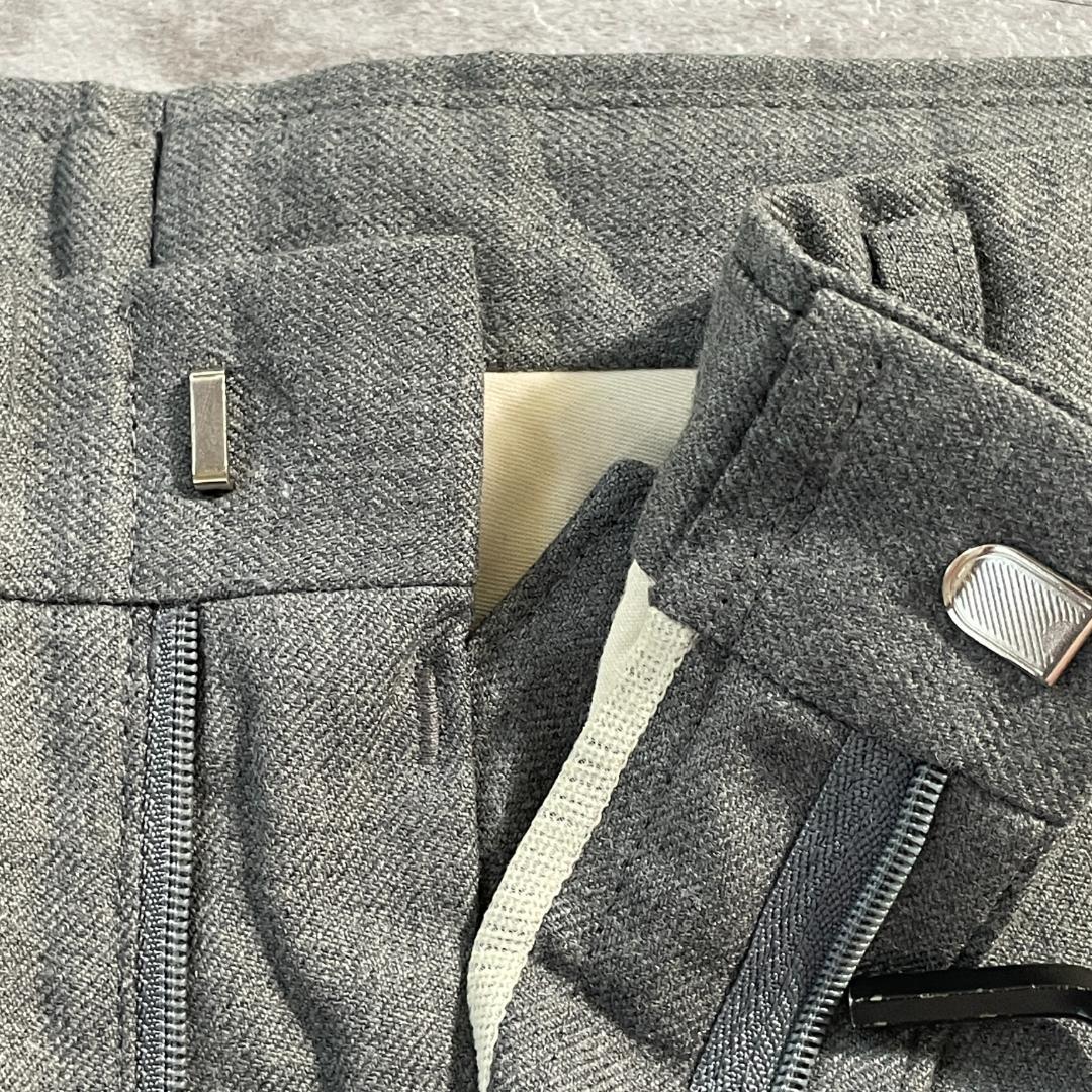 パンツ 80s 90s BALENCIAGA gray wool slacks 80s 90s Balenciaga gray slacks | ib2
