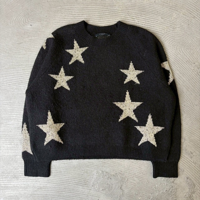 ALL SAINTS / Star designed knit sweater