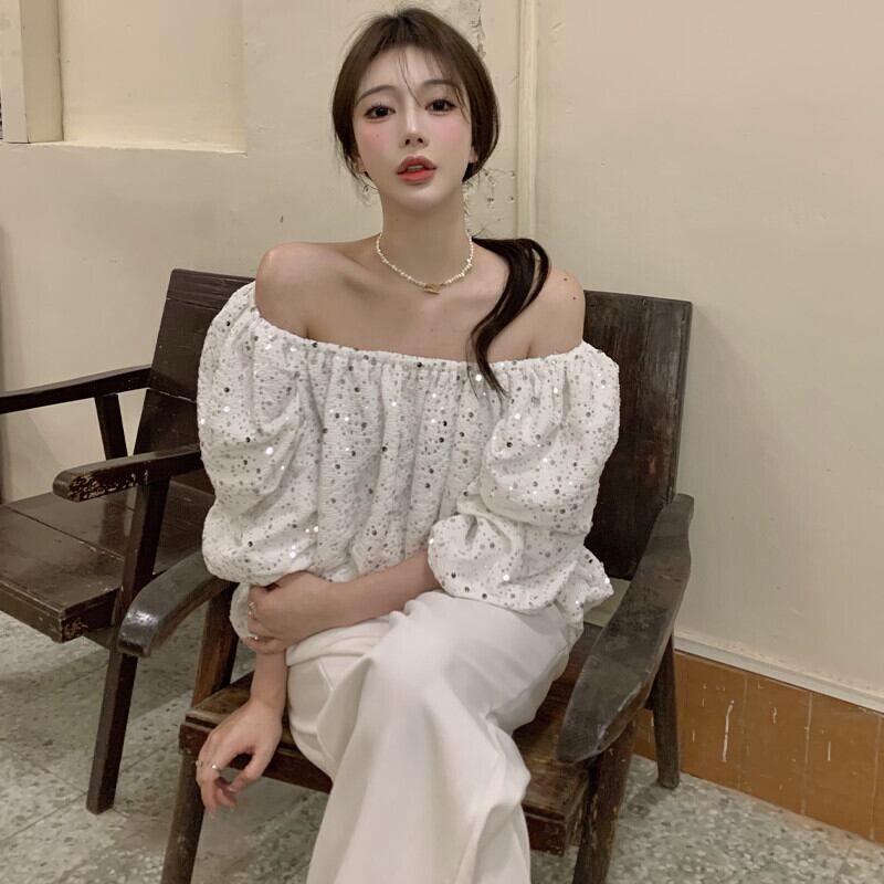 ブラウス サマーレッドルーズシフォンシャツ 大人ガーリー スウィート キュート カジュアル 夏物 ガールズファッション20207616355