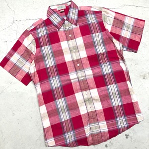 1980'S L.L.Bean S/S CHECK SHIRT