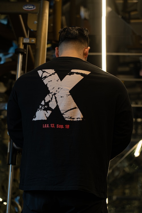 "X" Long Sleeve T-shirtの商品画像3