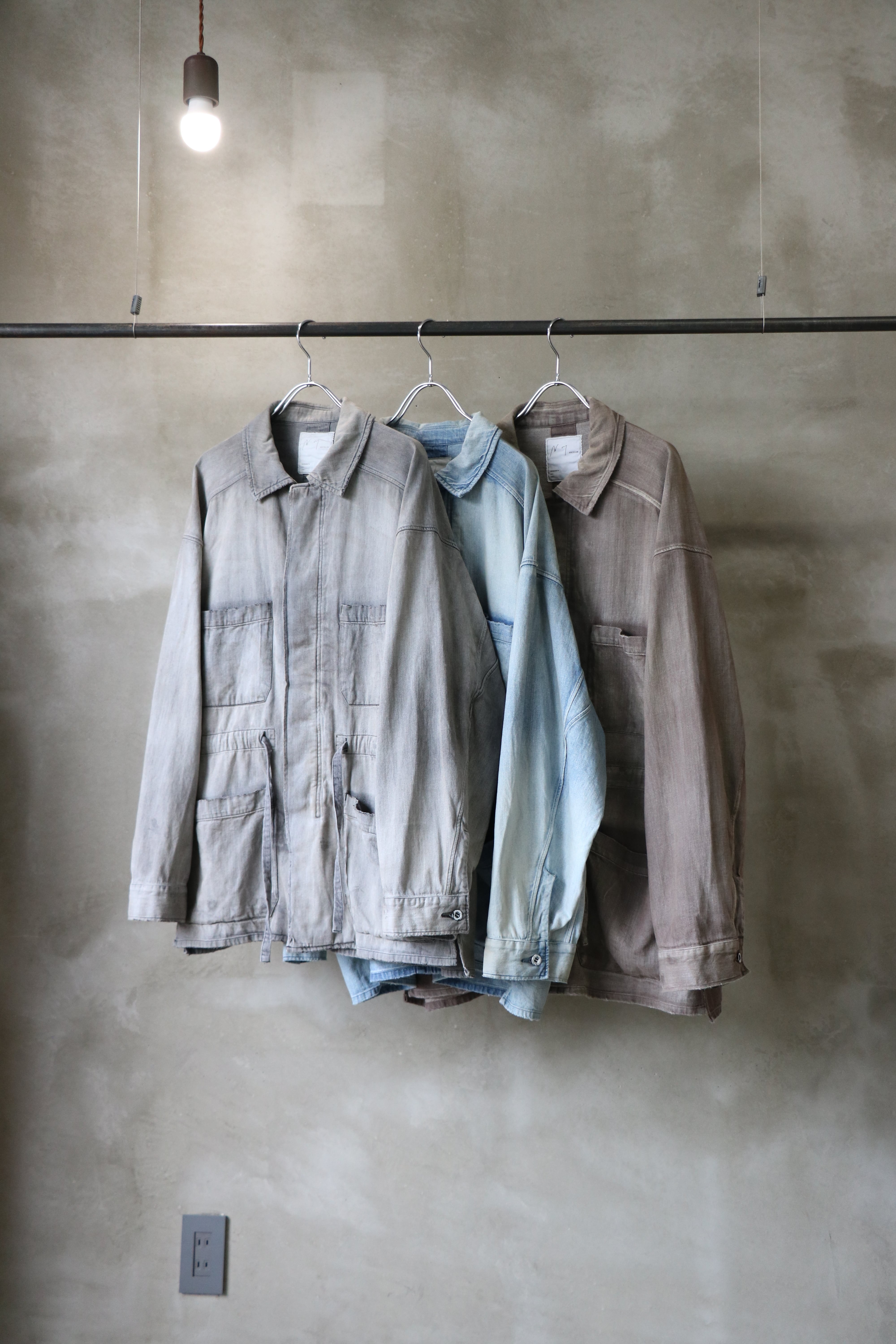 Ancellm / AGING DENIM SHIRT JACKET / ANC-SH41-A / アンセルム 