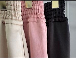 マルゴビンテージ MARGAUX VINTAGE ウエストサテンゴムパンツ