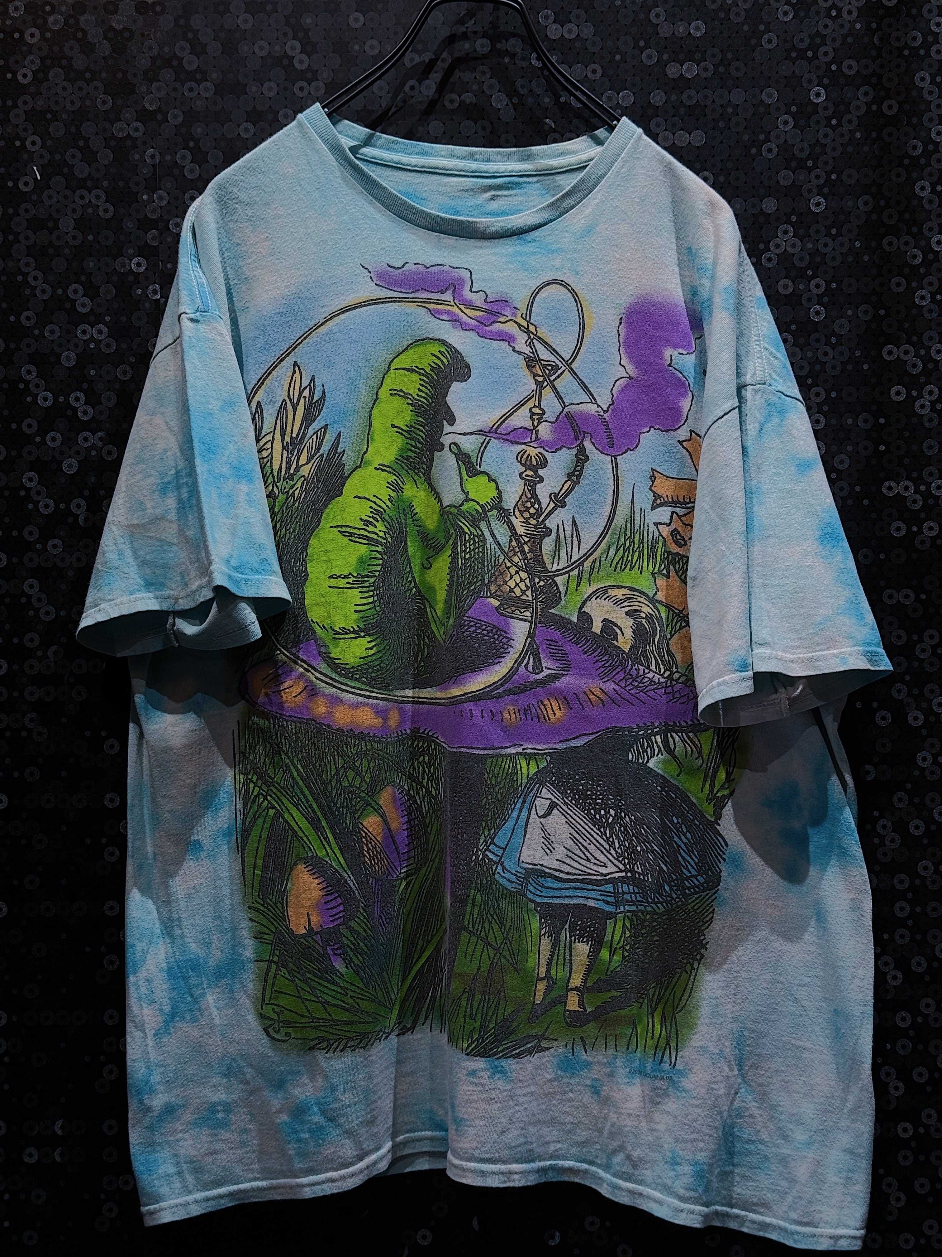 【ÆIEM】"LIQUID BLUE"vintage bear print long T-shirt