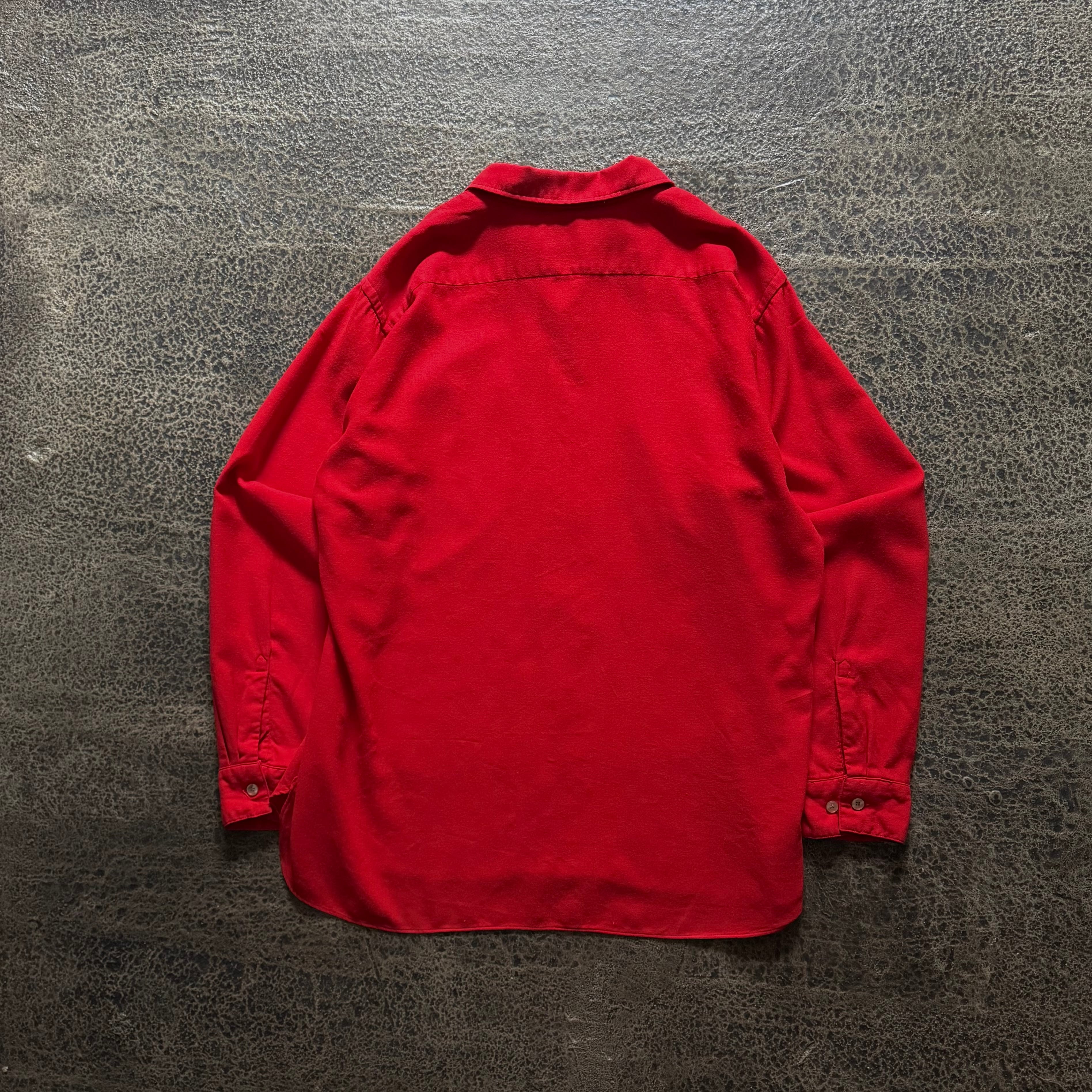 60s ARROW Open collar cotton wool shirt | used & vintage WATARU