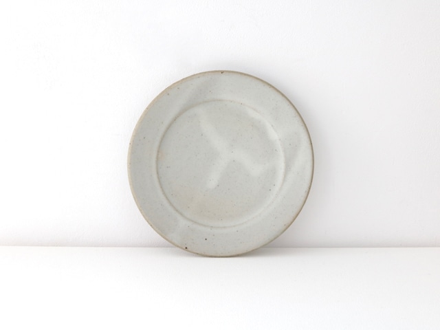 菅谷太良 洋皿(5寸) ホワイト