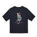 フレンチブルドック　バックデザインTシャツ