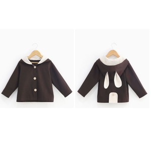 【予約】型紙のみ｜子ども用うさ耳ジャケット｜サイズ90〜150｜商用利用OK