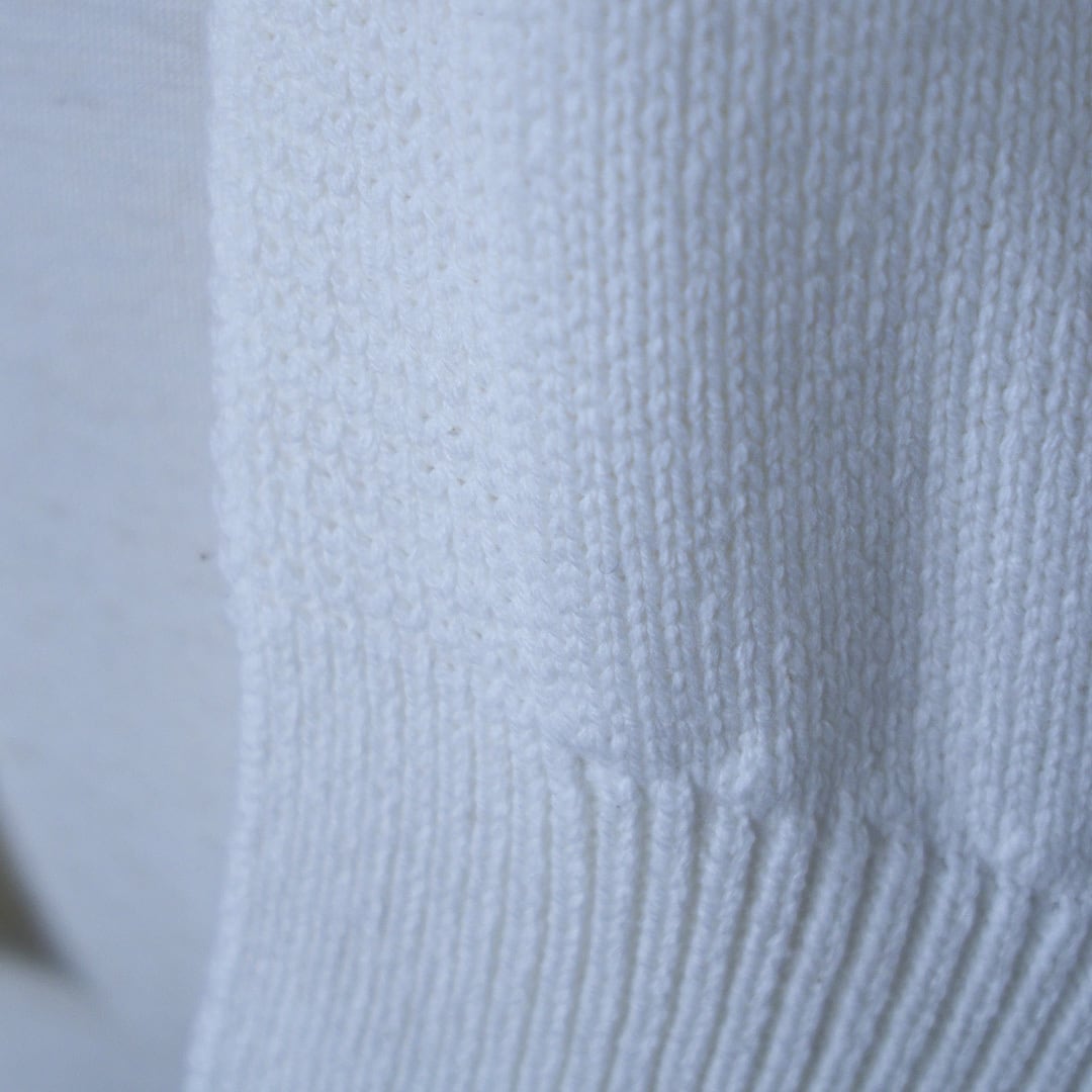 atelier naruse アトリエナルセ cotton low gauge cocoon knit コットンローゲージコクーンニット・オフホワイト
