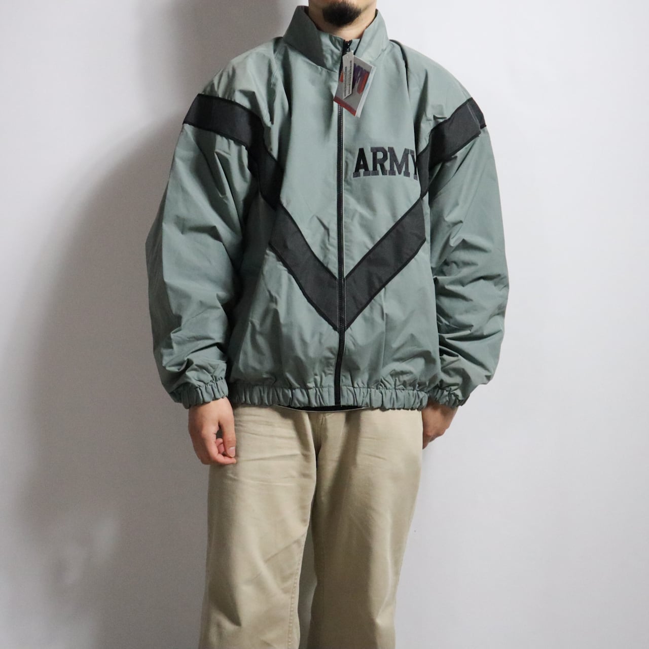 DEADSTOCK】U.S.ARMY IPFU TRAINING JACKET 米軍 トレーニング 