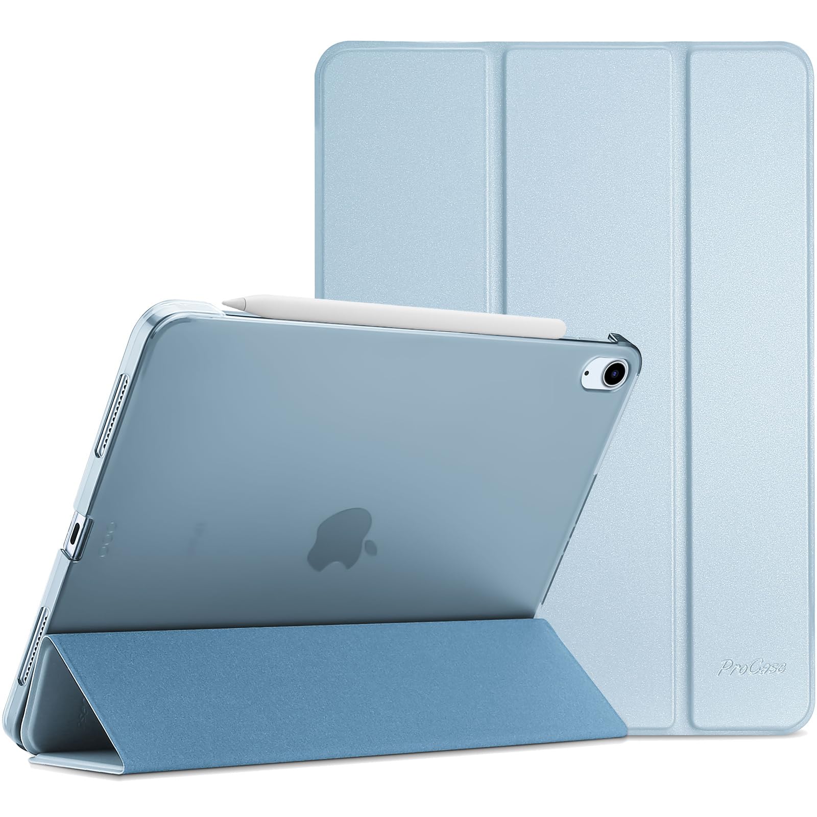 ProCase iPad Air 11インチ M4/M3/M2 Air 5/4用 ケース カバー - スカイブルー