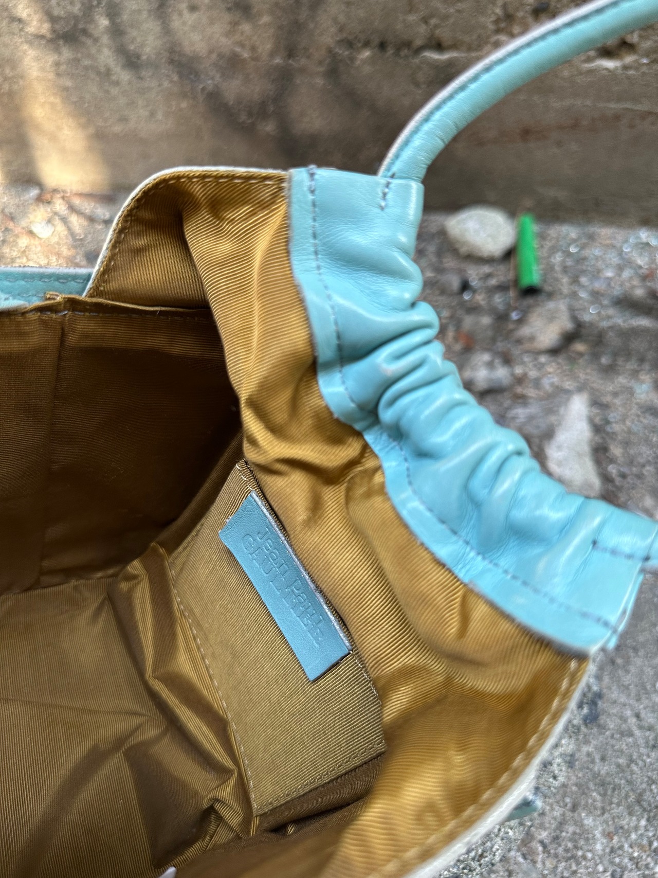 "Jean paul GAULTIER" box hand bag