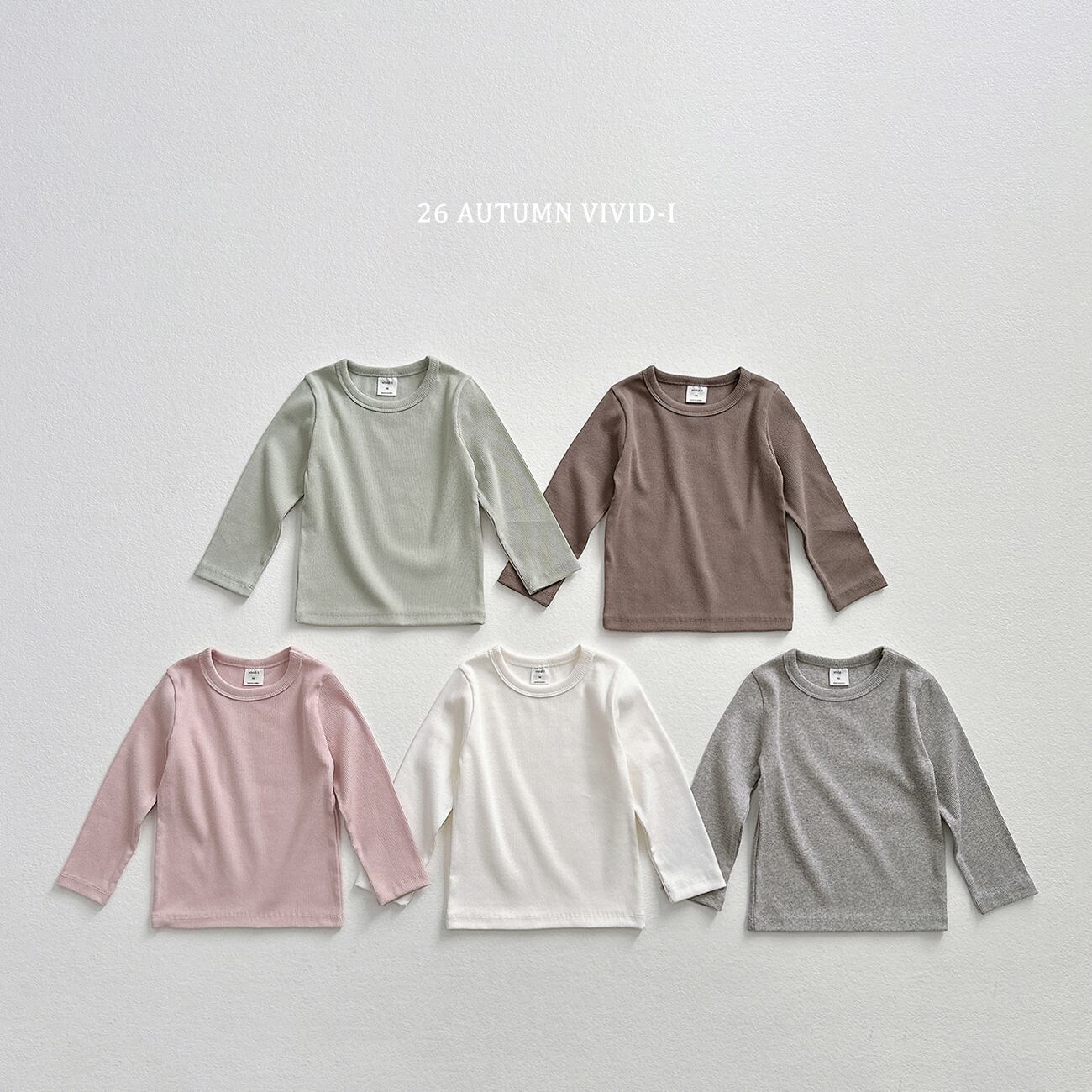 slim ribbed tee【VIVID】※※10月下旬発送予定