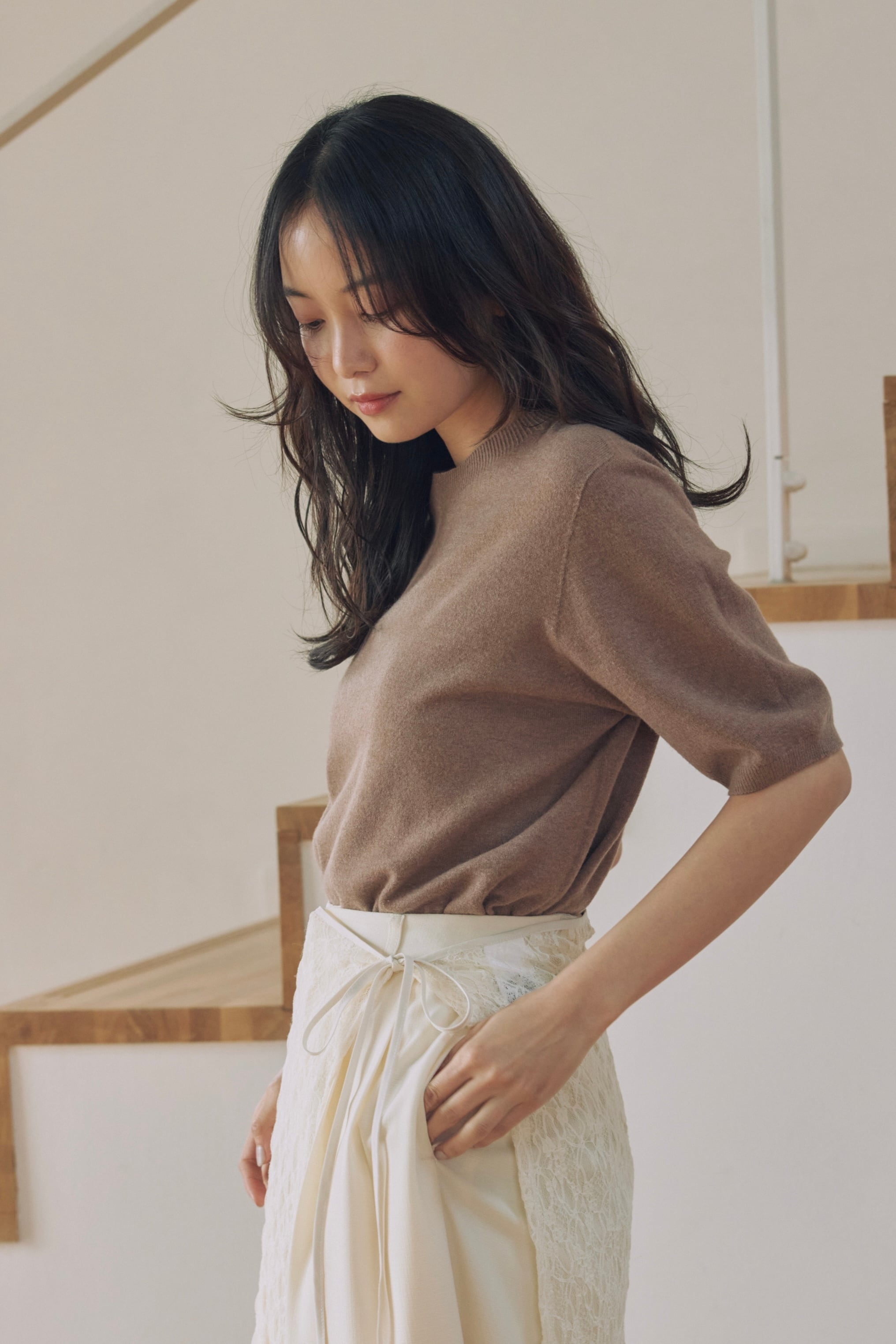 AM500904 short sleeve knit tops