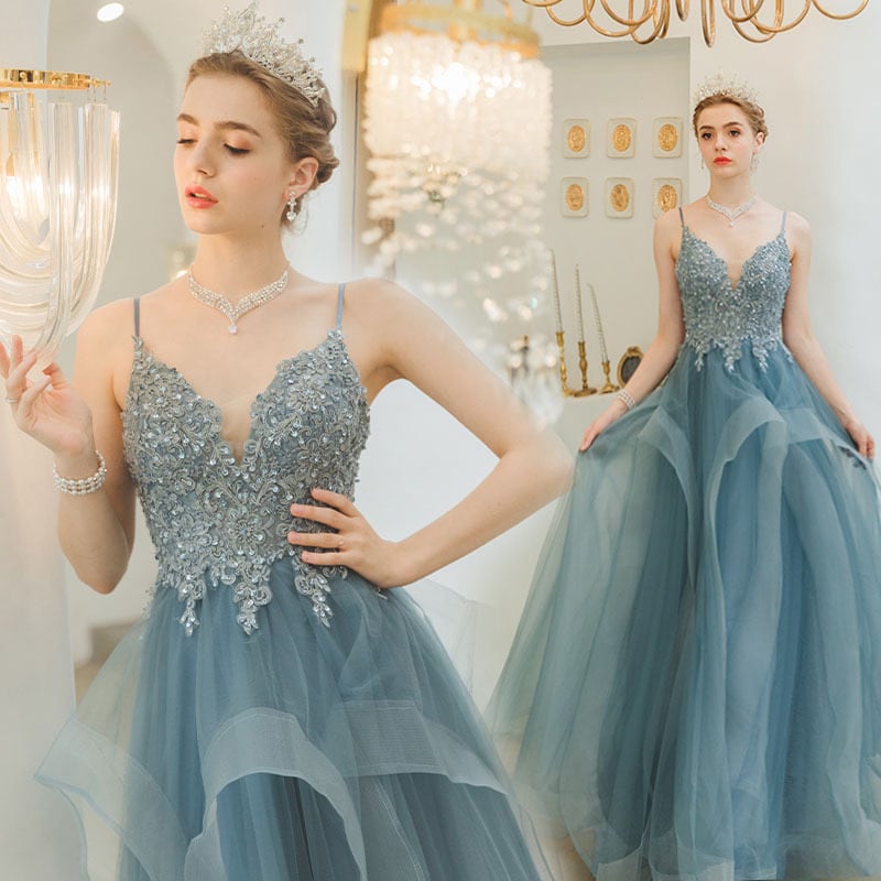 カラードレス ロングドレス 水色 Bridesmaid dress blue 花嫁 カラードレス ロングドレス 水色 Bridesmaid dress blue 花嫁