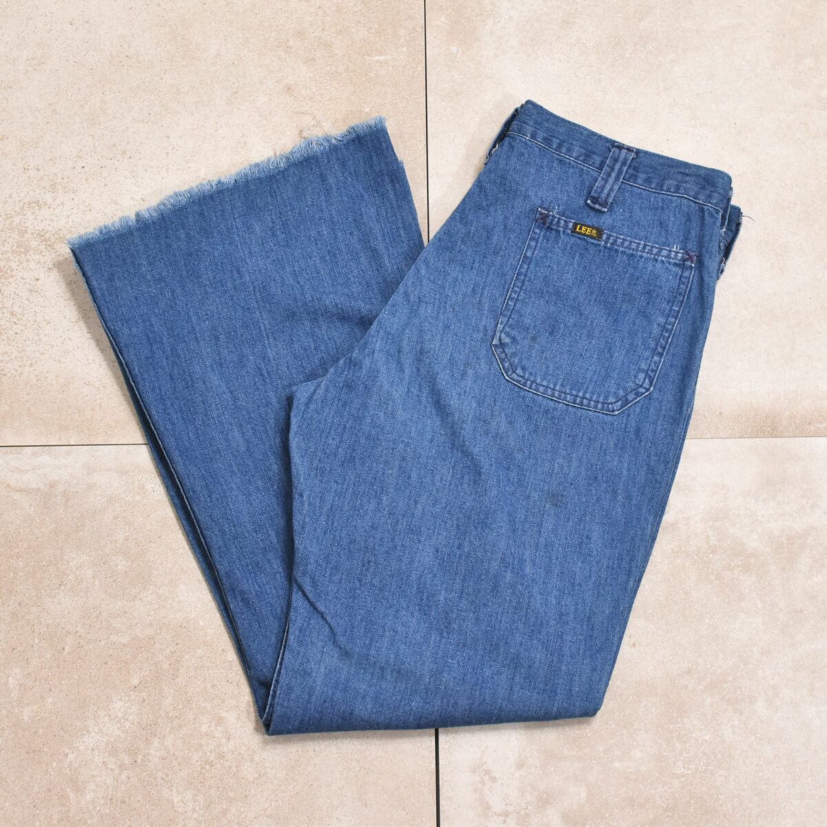 70s～ USA LEE denim flare pants | 古着屋 grin days memory 【公式