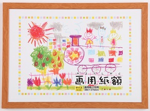 【新着特価】VANJOH フォトフレーム 画用紙額 8切 壁掛専用 ナチュラル 450942