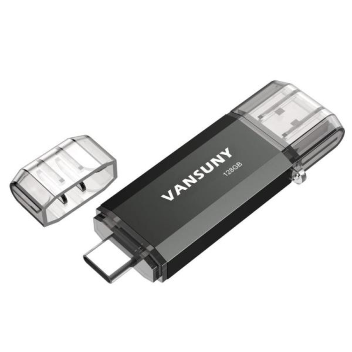 Vansuny USBメモリ 128GB タイプC フラッシュドライブ 2in1 OTG USB 3.0 + USB Cメモリスティック ...