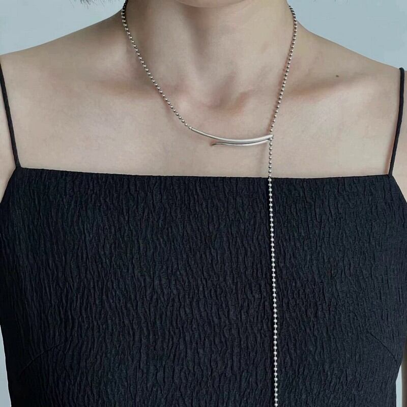 hook bead necklace W00154