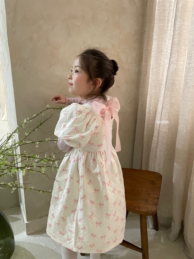 【即納】<azalea>  Petit ribbon dress