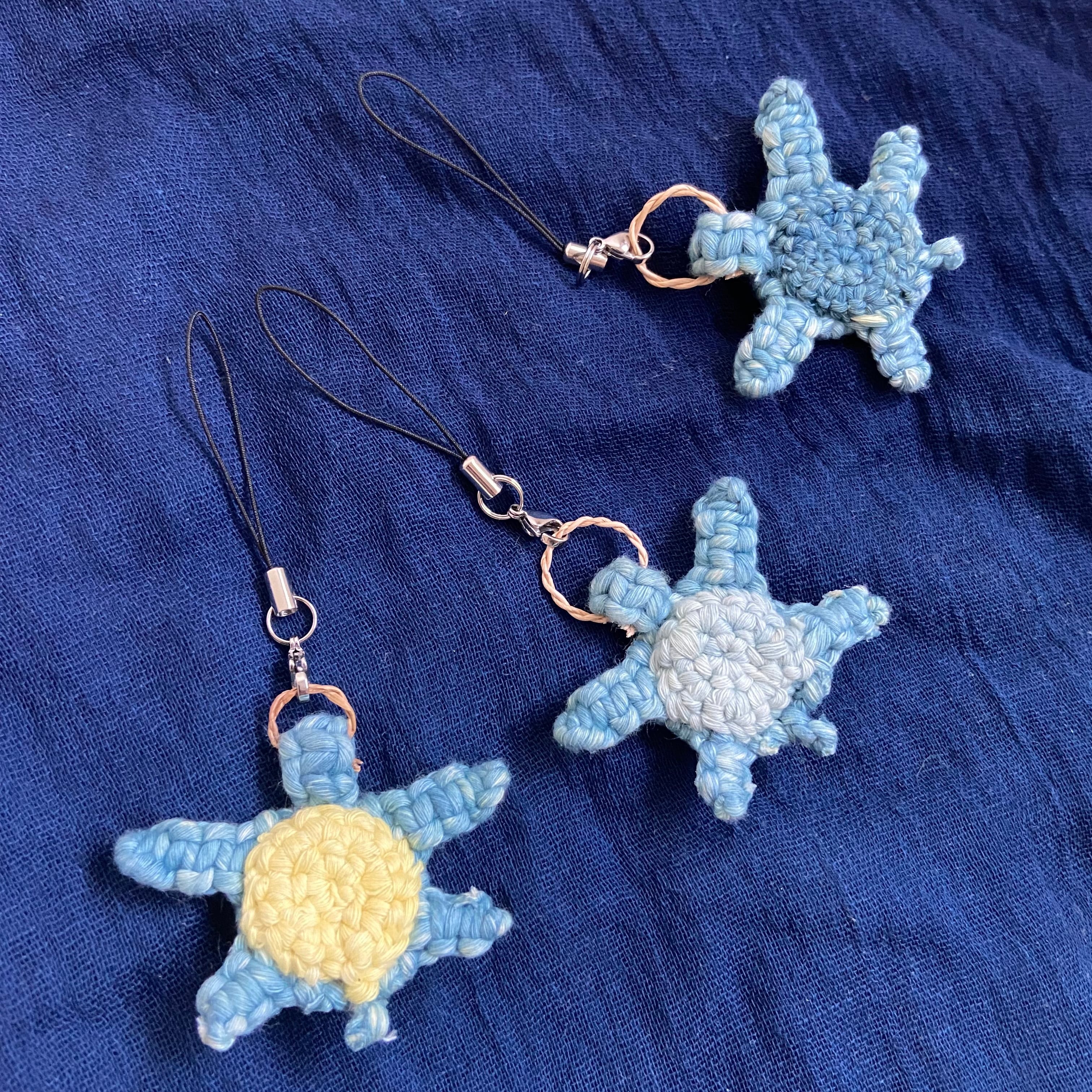 ウミガメマース【小】藍染め