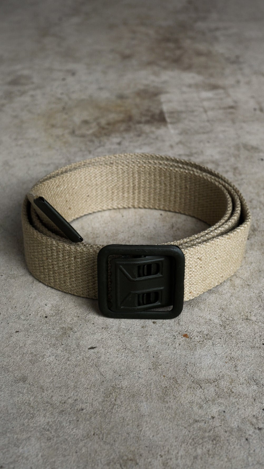 【DEADSTOCK / 1960s】フランス軍 キャンバス ベルト《デッドストック ミリタリー 実物 ヴィンテージ》