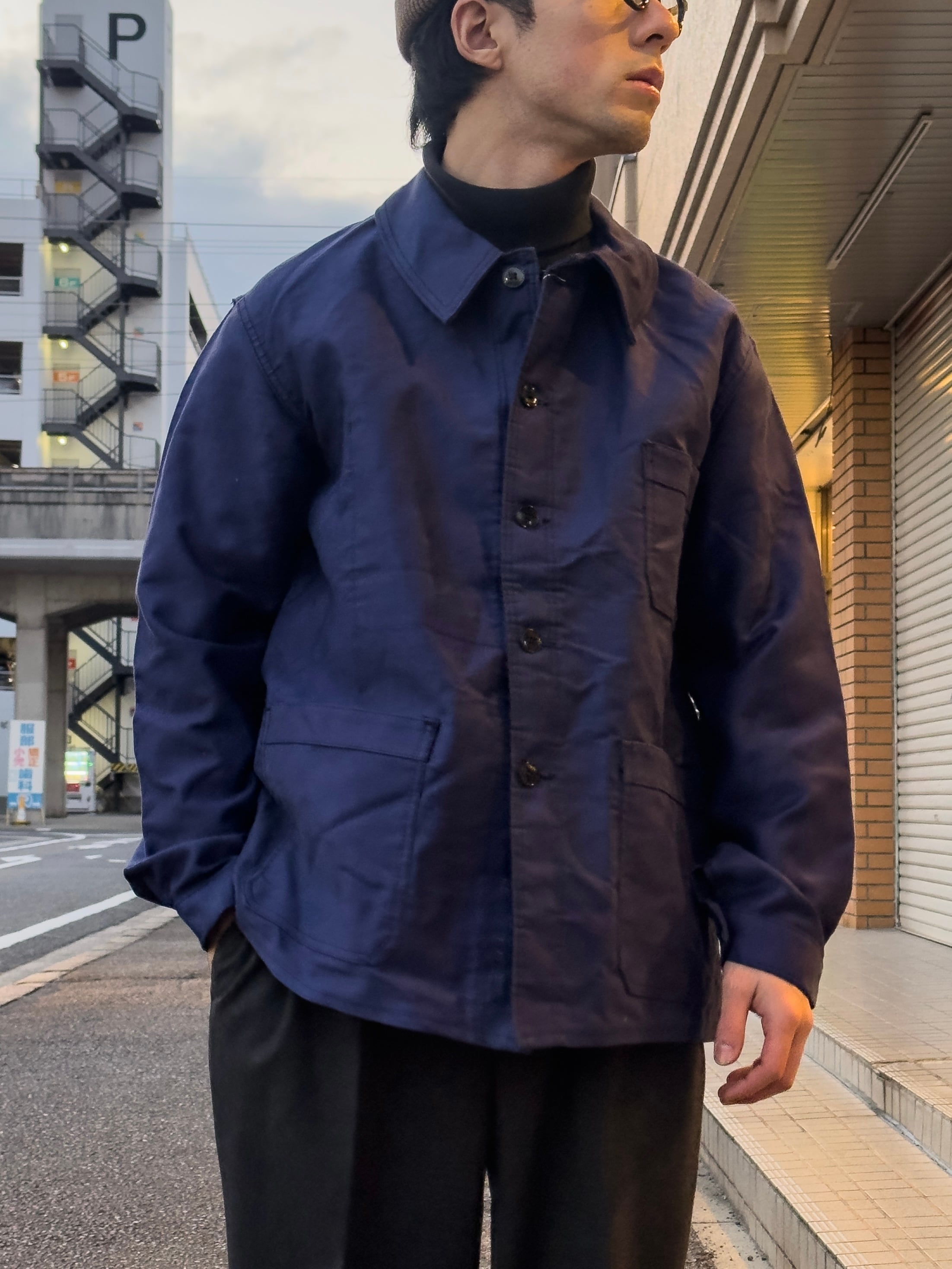 Deadstock] 60's KONEKO Blue Moleskin Jacket | regnbage
