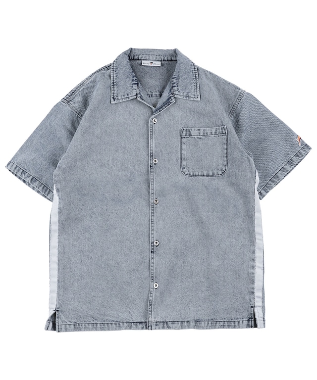 【SUNS】SIDE LINE OPEN COLOR DENIM SHIRTS［RSS016］