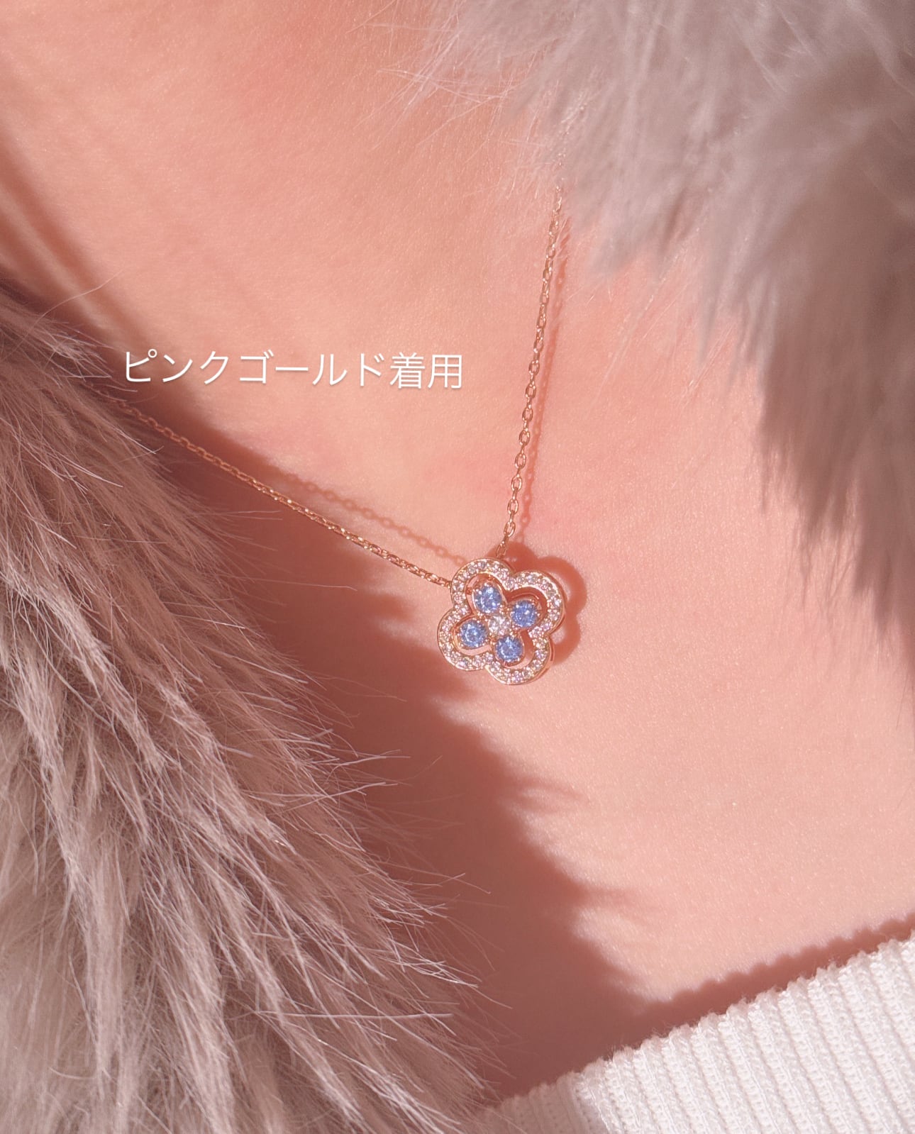 33club Swell flower necklace シルバー Swell flower necklace – 33club